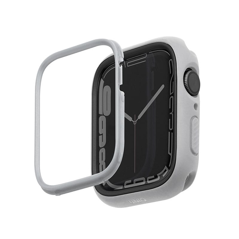 UNIQ MODUO Tough Modular Case for Apple Watch Series 4/5/6/7/8/9 SE/SE2 45/44MM –  Chalk (Stone Grey)