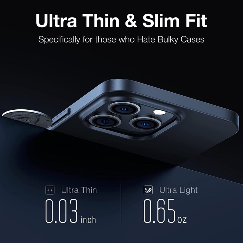 Torras Decency Series Magsafe Compatible Phone Case for iPhone 14 Pro Max 6.7 Inch - Black - X00PP27C007