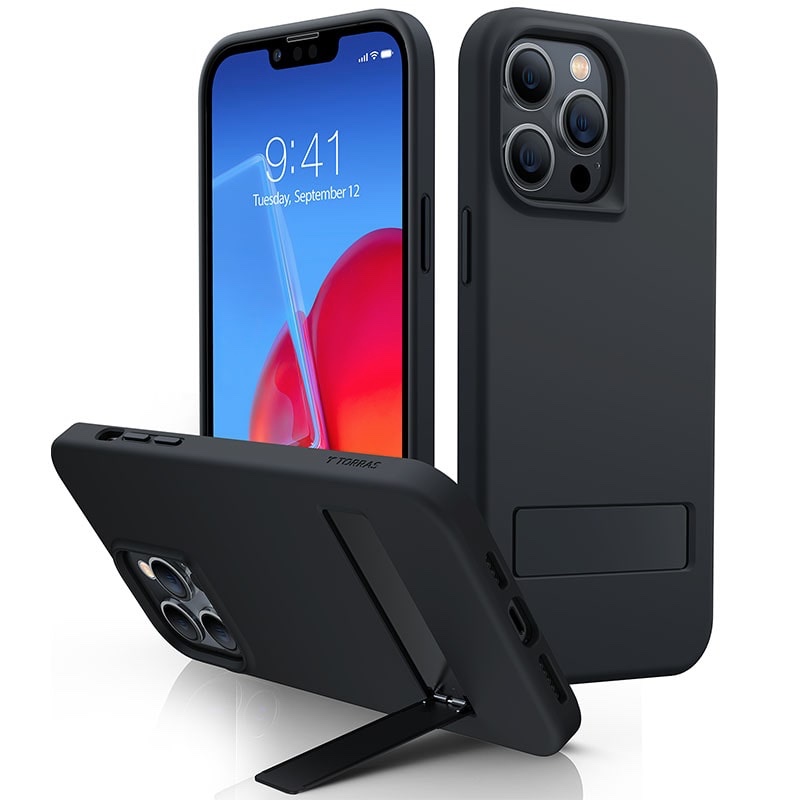 Torras VenusClimber Series Phone Case for iPhone 14 Pro Max 6.7 Inch - Black