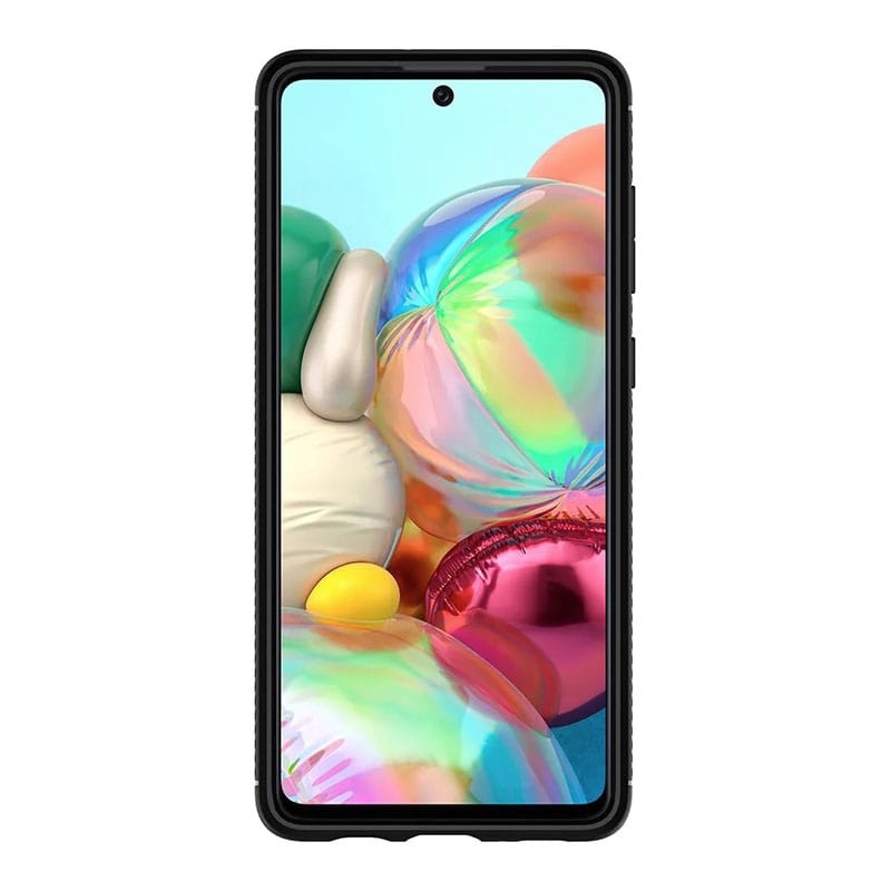 Spigen Samsung Galaxy A71 Rugged Armor Phone Case - Matte Black