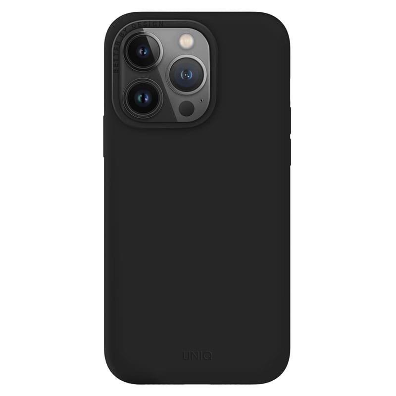 UNIQ Lino Phone Case for iPhone 14 Pro - Midnight (Black)