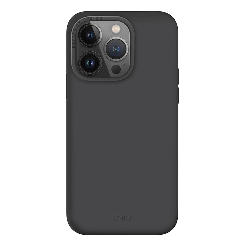 UNIQ Lino Hue Phone Case Magsafe/Magclick Compatible for iPhone 14 Pro - Charcoal (Grey)