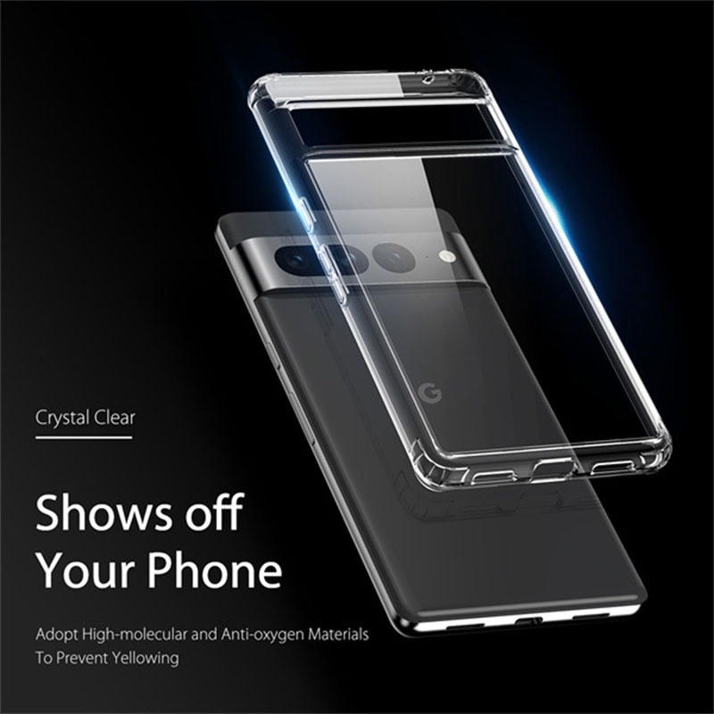 Transparent Phone Case for Google Pixel 7 Pro Ultra Thin - Crystal Clear