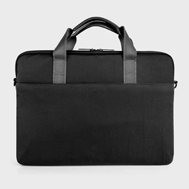 UNIQ Stockholm Laptop Protective Messenger Bag Fits up to 16” Devices - Midnight Black