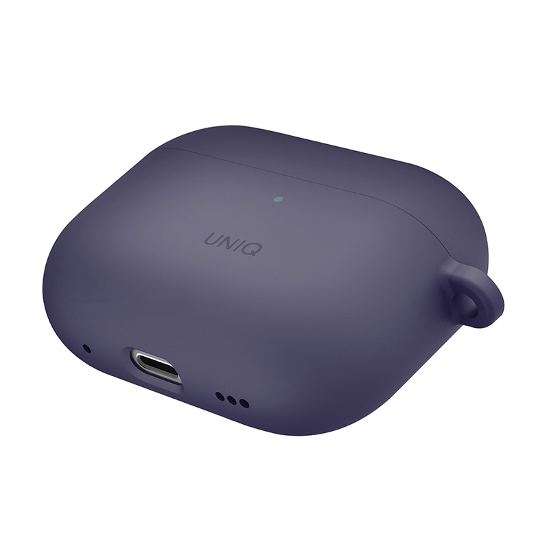 Uniq Nexo Active Hybrid Silicone Case with Sports Ear Hooks For Airpods Pro 2nd Gen. (2022) - FIG (Purple)