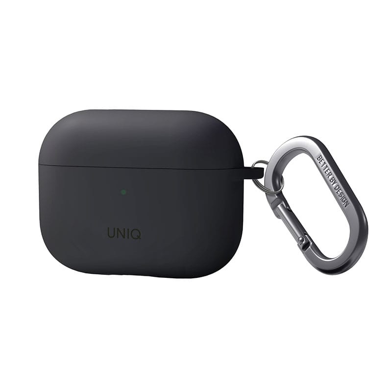 Uniq Nexo Active Hybrid Silicone Case with Sports Ear Hooks For Airpods Pro 2nd Gen. (2022) – CHARCOAL (GREY)