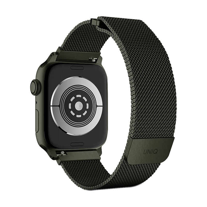 UNIQ Dante Apple Wacth Mesh Steel Strap Series 1-10 & SE/SE2 41/40/42MM - Hunter (Green)