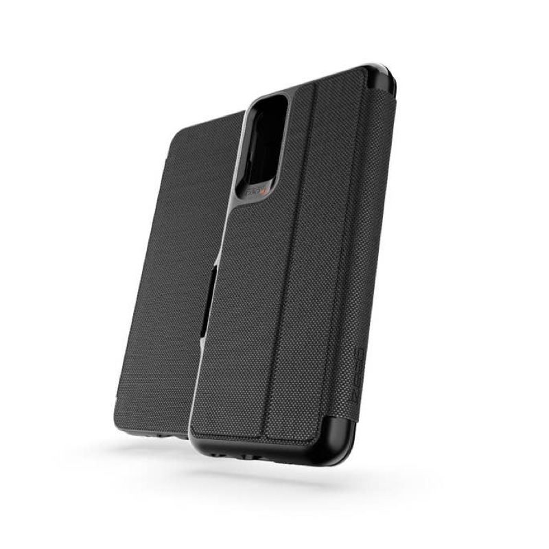 GEAR4 D3O Oxford Eco Folio-Style Phone Case for Samsung Galaxy S20/S20 5G (Black) - 840056115392