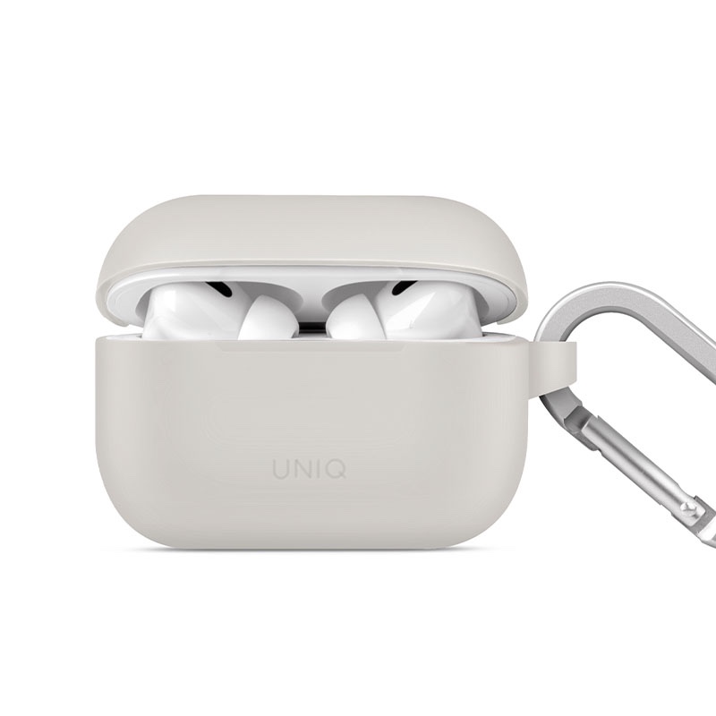 UNIQ Vencer Airpods Pro 2nd Gen Silicone Hang Case – Chalk Grey