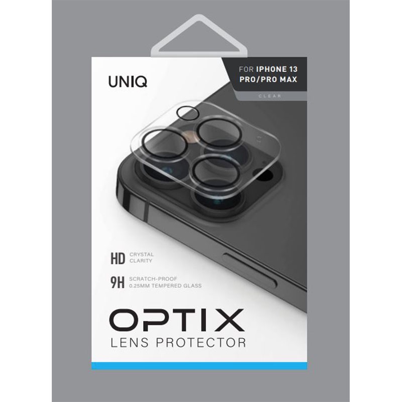 UNIQ Optix iPhone 13 Pro / 13 Pro Max Camera Lens Protector - Glossy Clear