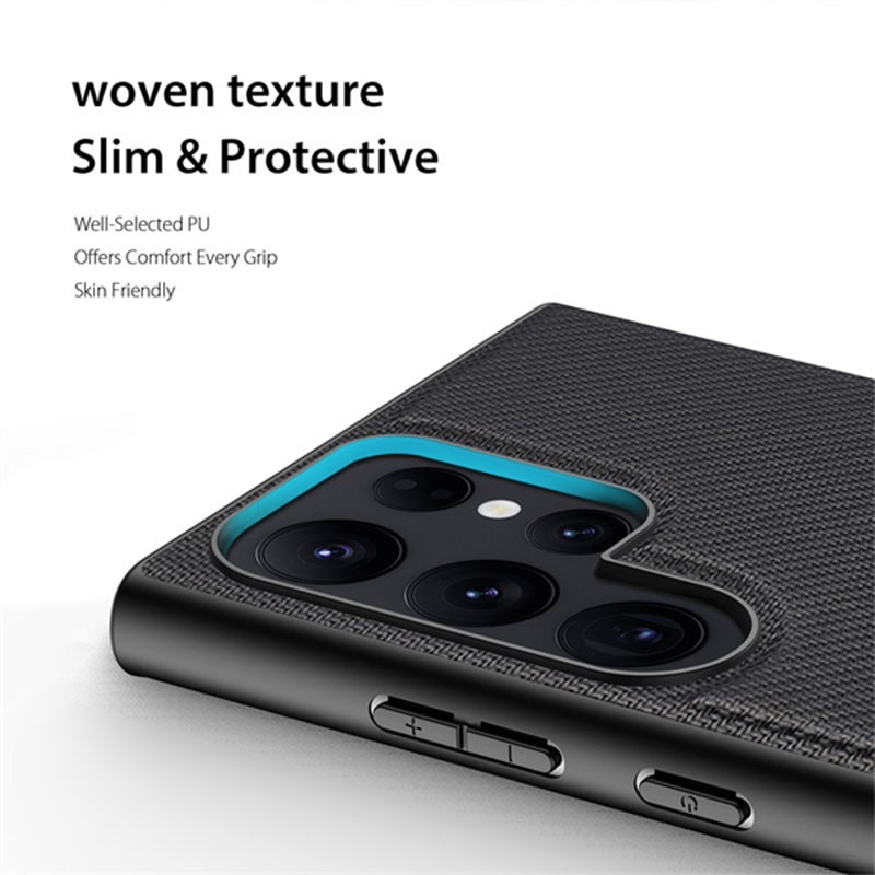 Samsung Galaxy S23 Ultra Fino Series Back Case - Black