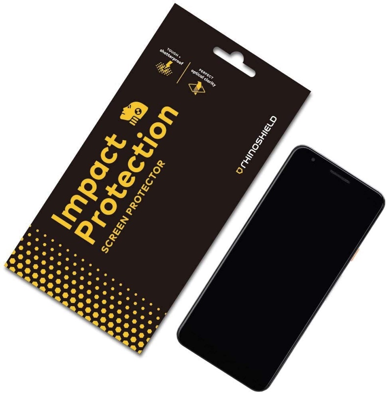 RhinoShield Impact Protection Screen Protector for Google Pixel 3A XL Front Only - Transparent - 4710562401653