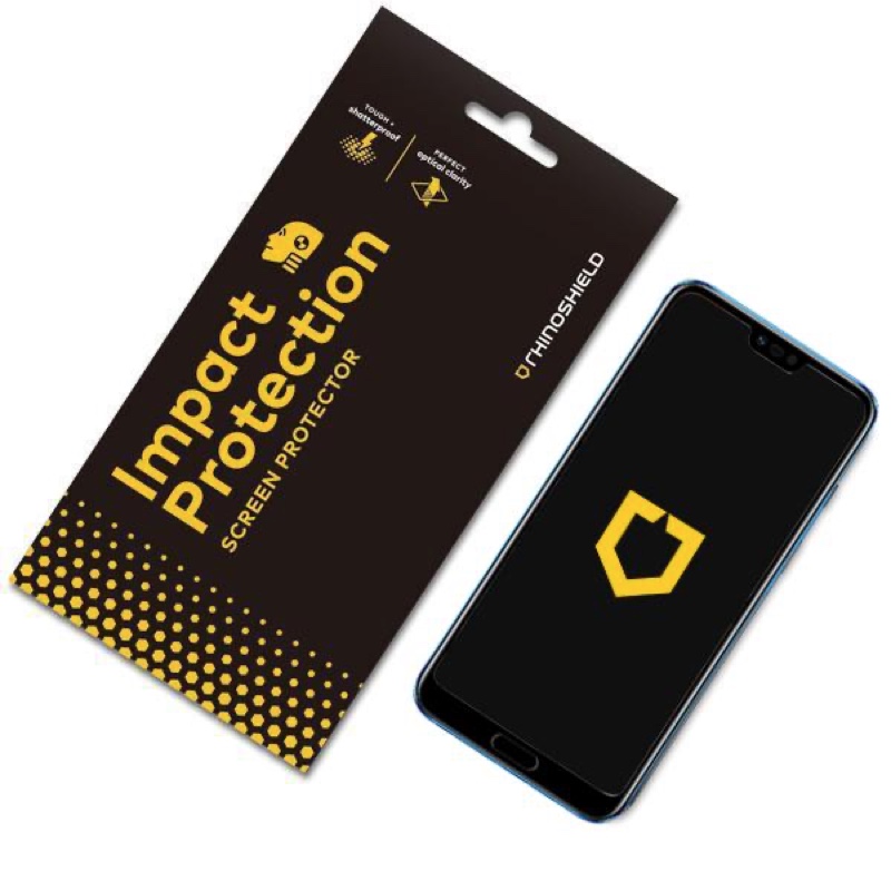 RhinoShield Impact Protection Screen Protector for Huawei Honor 10 Front Only - Transparent - 4715517677732