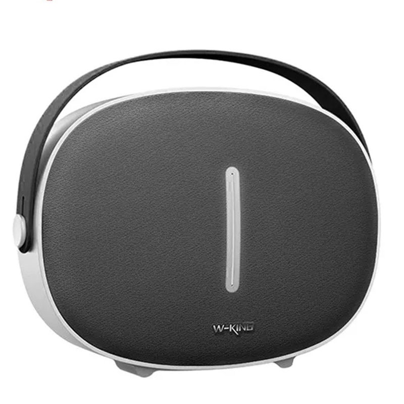 W-King T8 30W Outdoor Traveler Portable Wireless Bluetooth Speaker with Sub Woofer Bass HD Sound - Black