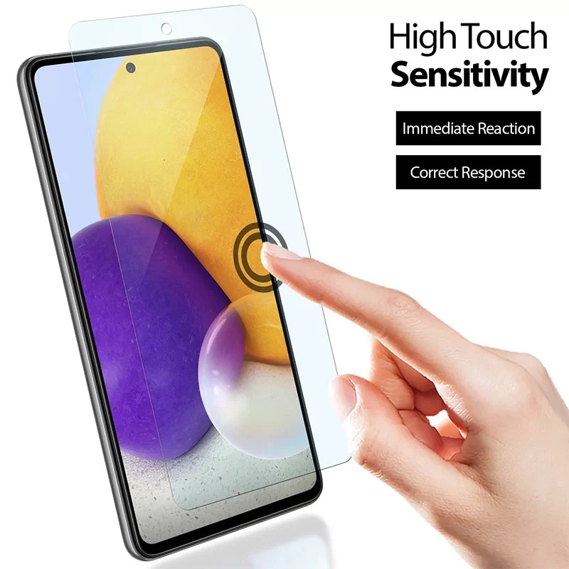 Whitestone Dome EZ Tempered Glass Screen Protector for Samsung Galaxy A72 45/5G - Pack of 2