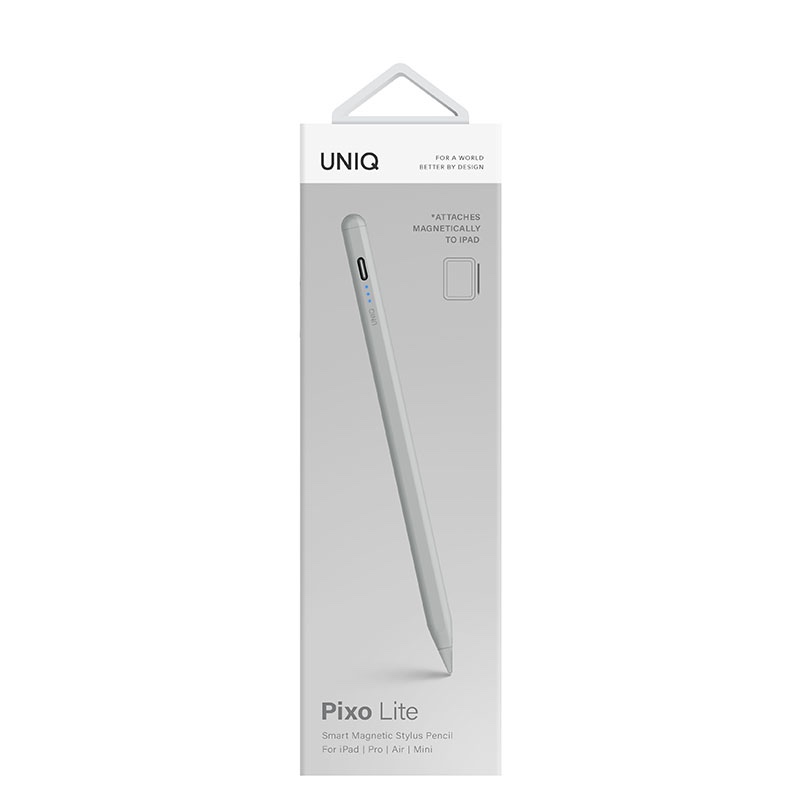 Uniq Pixo Lite Magnetic Stylus for Apple IPad - Chalk Grey