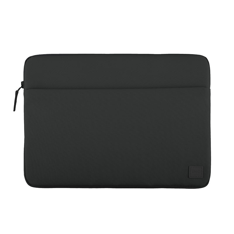 Uniq Vienna Fabric Protective Laptop  Sleeve (Fits upto 14” Devices) - Midnight Black