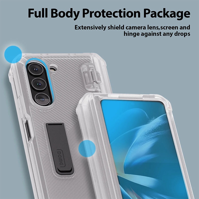 Whitestone Dome [Escudo Phone Case] for Samsung Galaxy Fold 5 - Clear Translucent