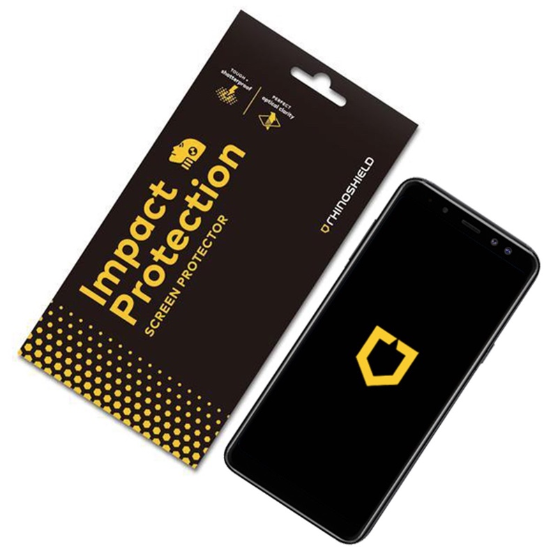RhinoShield Impact Protection Screen Protector - Samsung Galaxy A8 (2018) Front Only - Transparent - 4710227238433