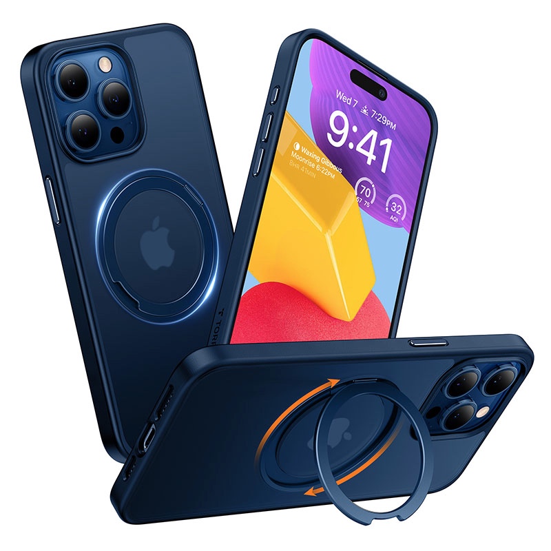 Torras UPRO Ostand Pro Series Magsafe Compatible Phone Case for iPhone 15 Pro 6.1