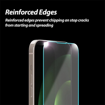 iPhone 15 Pro Whitestone [Dome Glass] Tempered Glass Screen Protector Single Pack Without UV