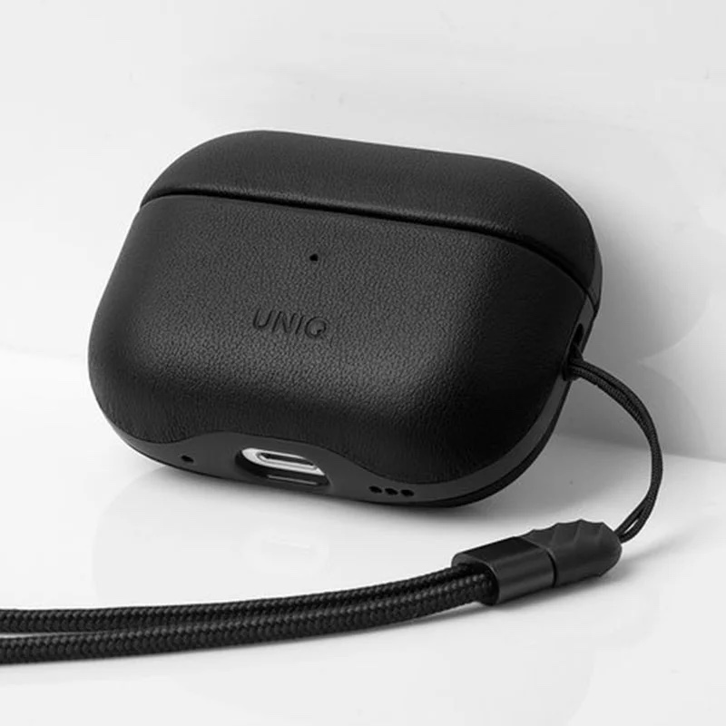 UNIQ Terra Genuine Leather Case for AirPods Pro 2nd Gen (2022) – Dallas Black