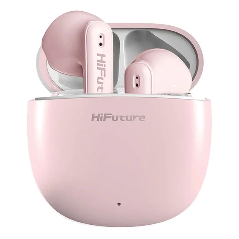 HiFuture ColorBuds2 True Wireless Earphone Bluetooth 5.3, Smart Tap, IPX 5, 20 Hours Playtime – Pink