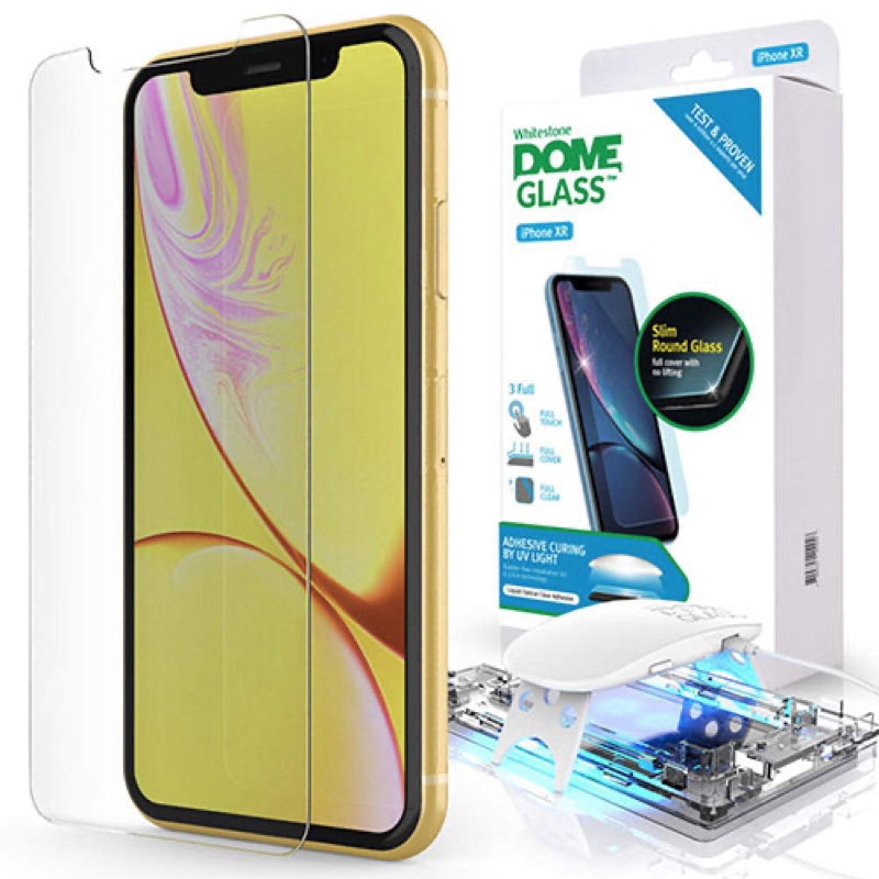 iPhone 11/ iPhone XR Whitestone Dome Glass Tempered Glass Screen protector with UV