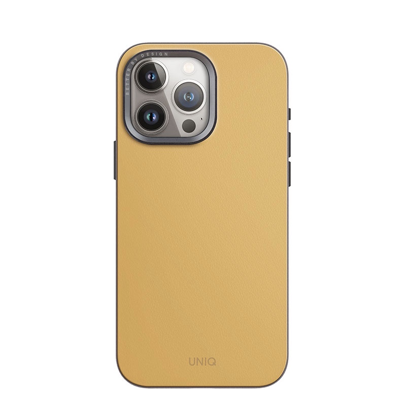 UNIQ Lyden DS MagClick/MagSafe Compatible Case for iPhone 15 Pro Max - Canary/Yellow