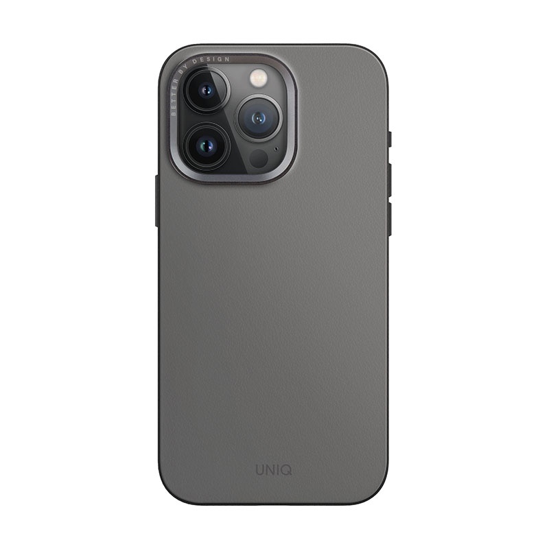 UNIQ Lyden DS MagClick/MagSafe Compatible Case for iPhone 15 Pro – Charcoal/Grey