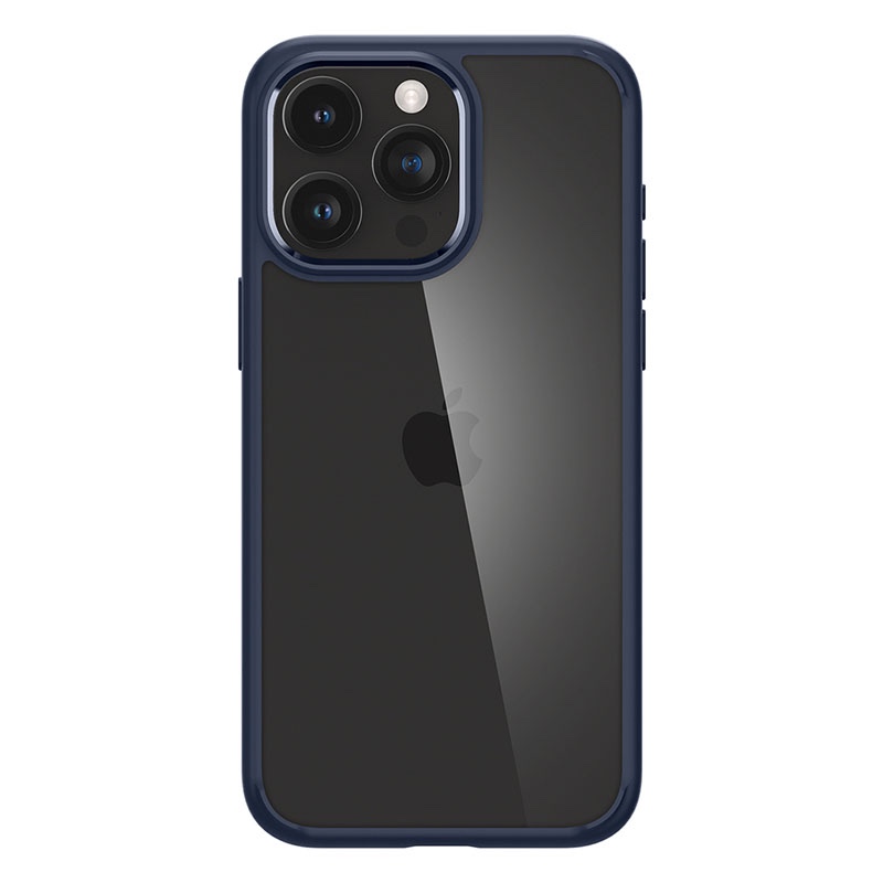 Spigen Ultra Hybrid Phone Case for iPhone 15 Pro Max – Navy Blue