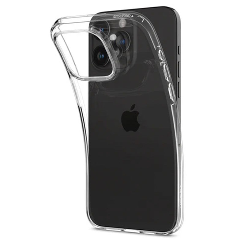 Spigen Crystal Flex Phone Case for iPhone 15 Pro Max – Crystal Clear