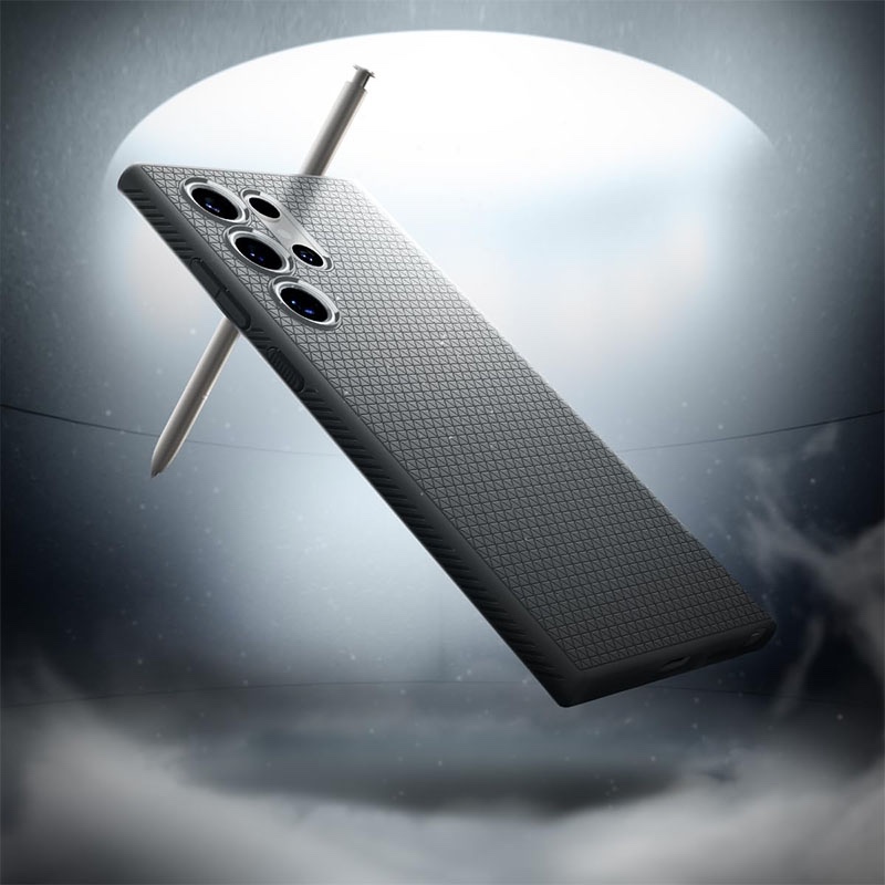 Spigen Liquid Air Phone Case for Samsung Galaxy S24 Ultra – Granite Gray