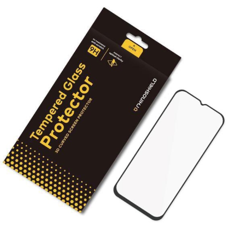 RhinoShield Tempered Glass Screen Protector for OnePlus 6T/ OnePlus 7 - Black - 4710227235302