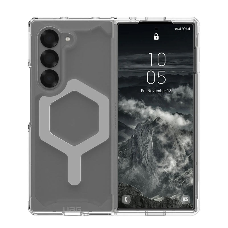 UAG Plyo Pro Series Phone Case for Samsung Galaxy Z Fold 6 – Ice/Silver