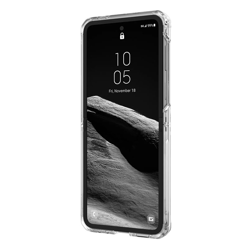 UAG Plyo Pro Series Phone Case for Samsung Galaxy Z Flip 6 – Ice/Silver