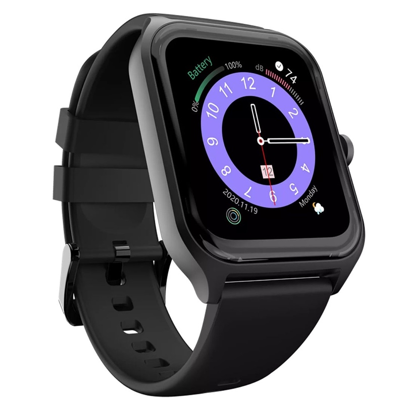 HiFuture Ultra 2 Pro Calling Smartwatch with Touch Screen Fitness Tracker with Heart Rate and Waterproof Pedometer - Black