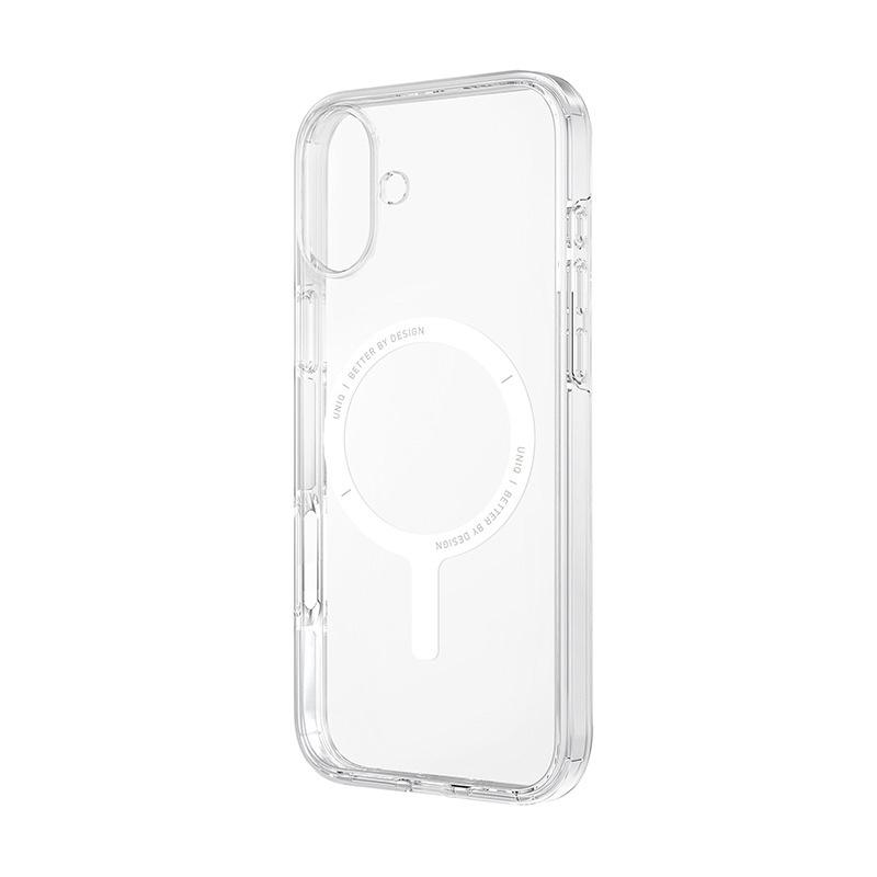 Uniq Clario MagClick MagSafe Charging Compatible Phone Case for iPhone 16 – Clear