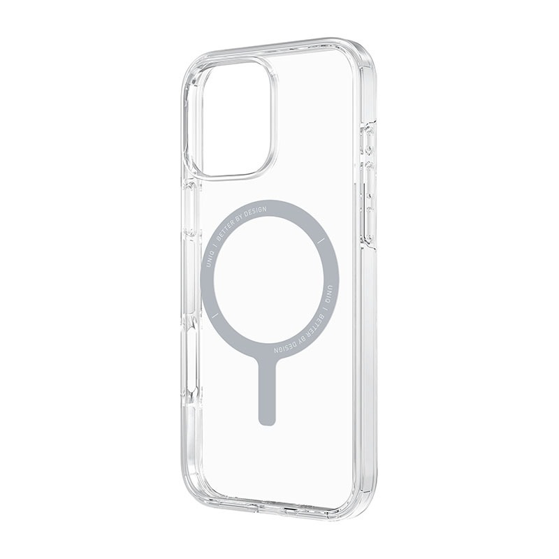 Uniq Clario MagClick MagSafe Charging Compatible Phone Case for iPhone 16 Pro – Clear