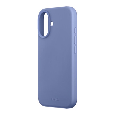 UNIQ Lino Hue MagClick Magsafe Compatible Phone Case for iPhone 16 – Blue