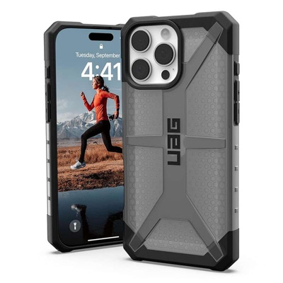 UAG Plasma Phone Case for iPhone 16 Pro Max – Ash