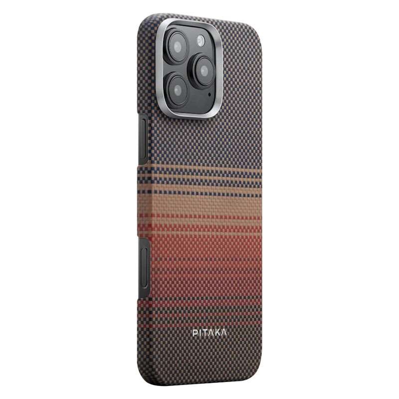 Pitaka Sunset Moonrise Tactile Woven Case for iPhone 16 Pro Max - Sunset