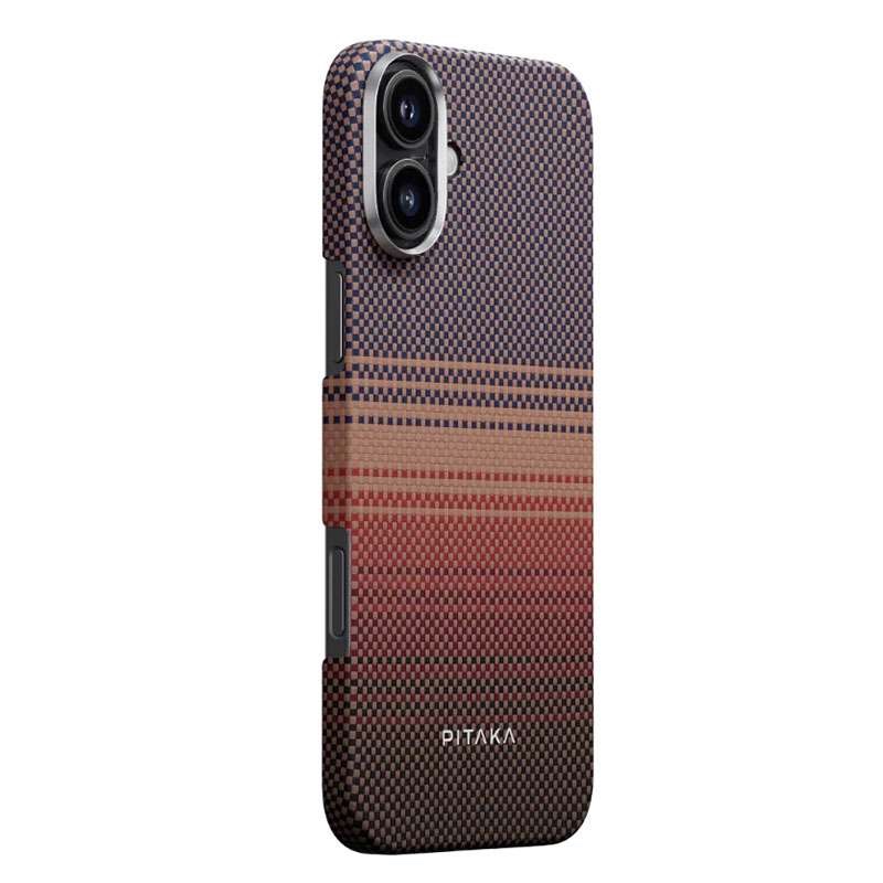 Pitaka Sunset Moonrise Tactile Woven Case for iPhone 16 Plus - Sunset
