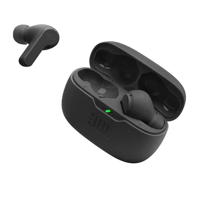 JBL Wave Beam, In-Ear Wireless Earbuds with IP54 and IPX2 Waterproofing and 32 Hours Battery - Black
