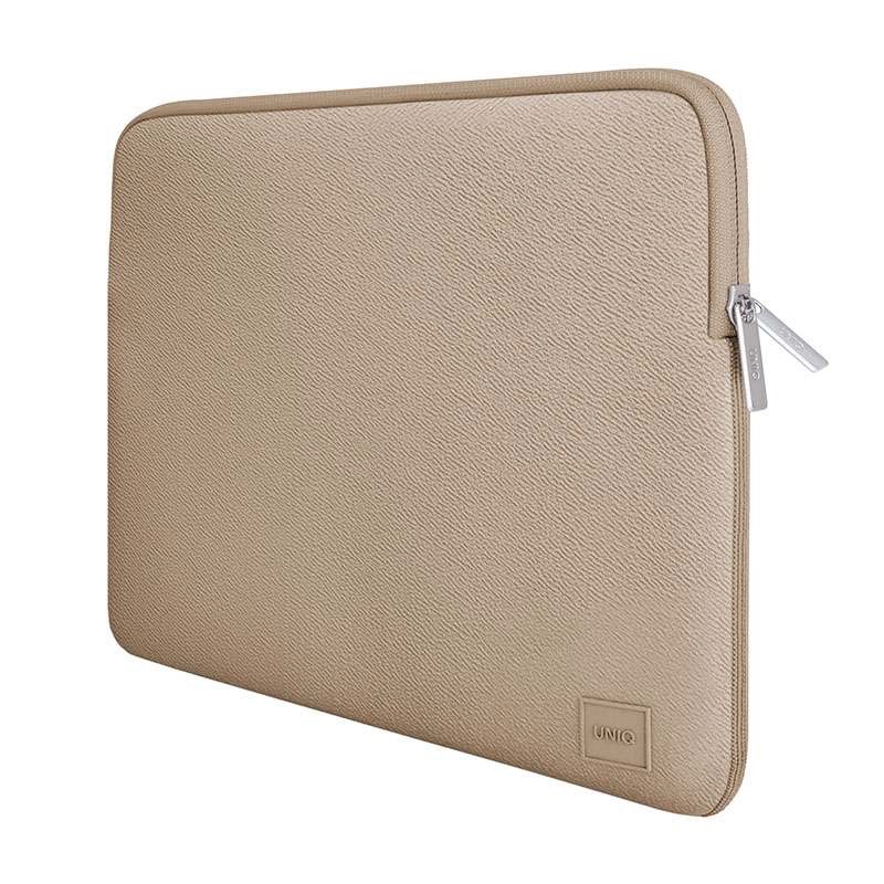UNIQ Cyprus Protective Water Resistance Sleeve for Laptop and MacBook up to 14” – Brown