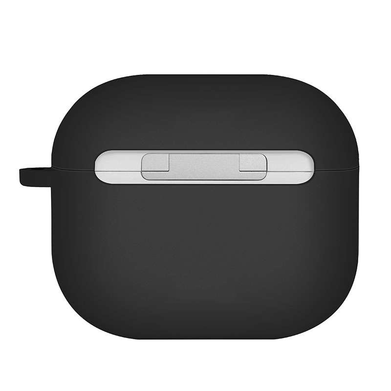 Uniq Nexo Active Hybrid Silicone Case with Sports Ear Hooks For Airpods 4th Gen - Black