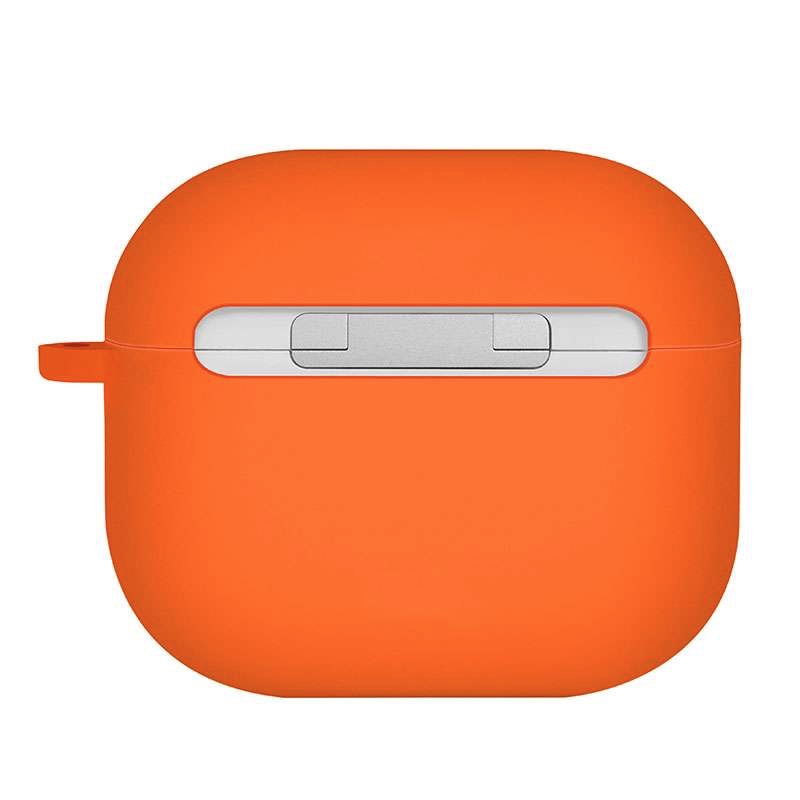 Uniq Nexo Active Hybrid Silicone Case with Sports Ear Hooks For Airpods 4th Gen - Orange