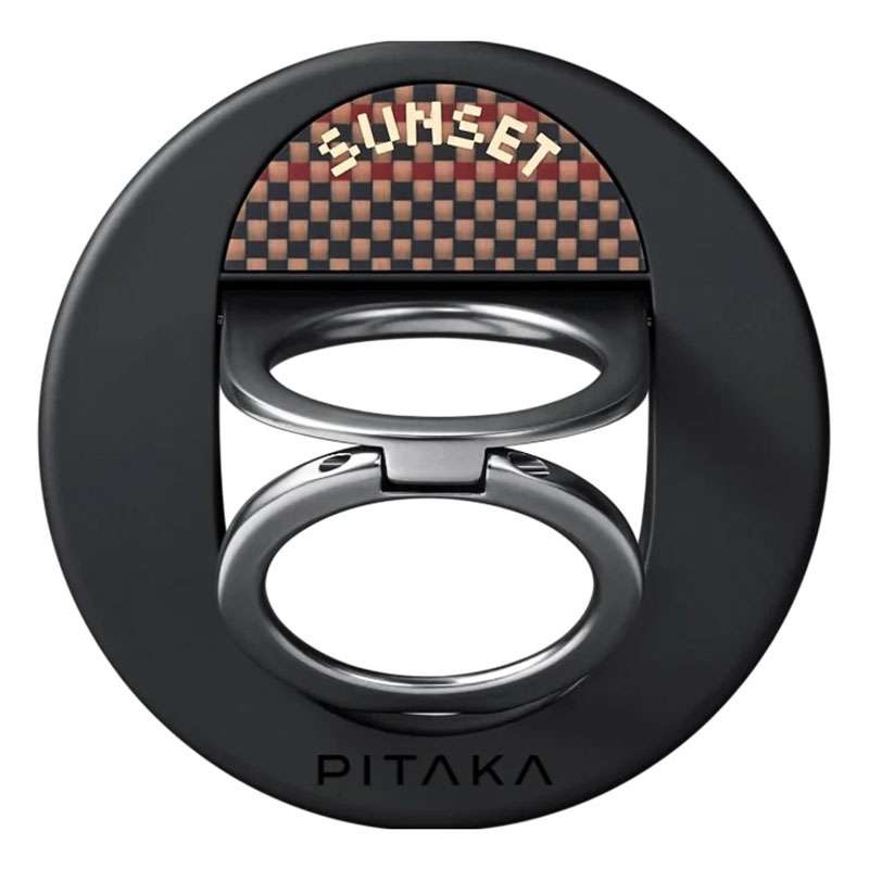 Pitaka MagEZ Grip 3 Thinnest MagSafe Aramid Fiber Phones Ring Stand - Sunset