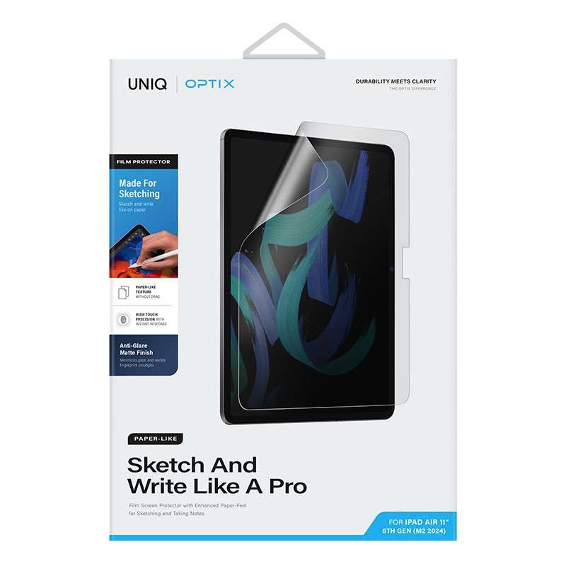 Uniq Optix Paper Sketch Screen Protector for Apple iPad Air 11 inch (2024)