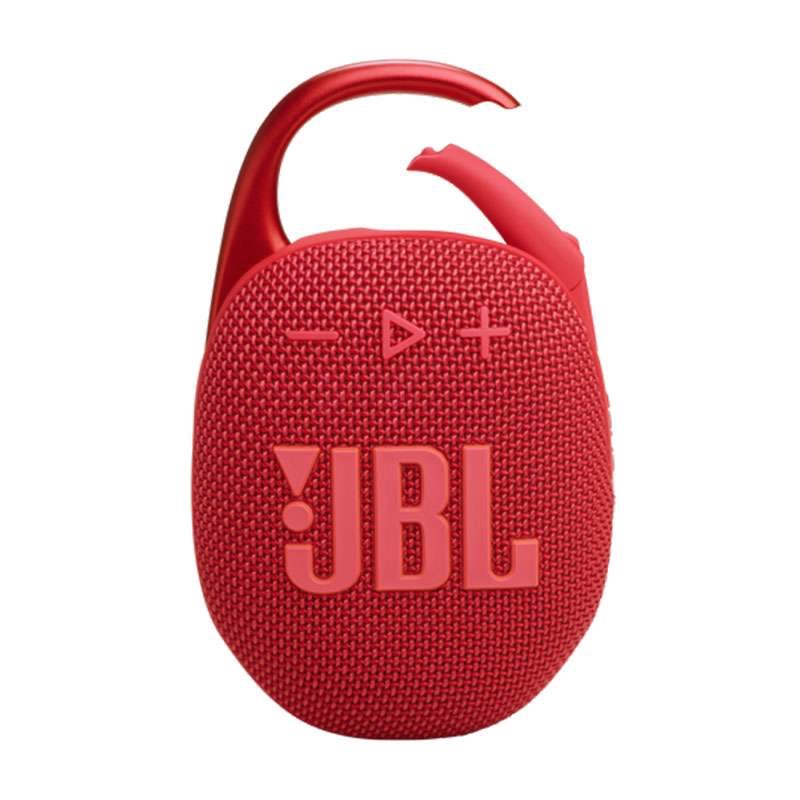 JBL Clip 5 – Ultra-Portable, Waterproof & Dustproof Bluetooth Speaker, Big Pro Sound with Punchy bass, Up to 12 Hours of Play – Red